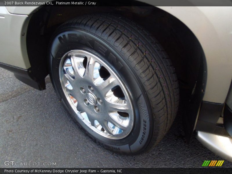 Platinum Metallic / Gray 2007 Buick Rendezvous CXL