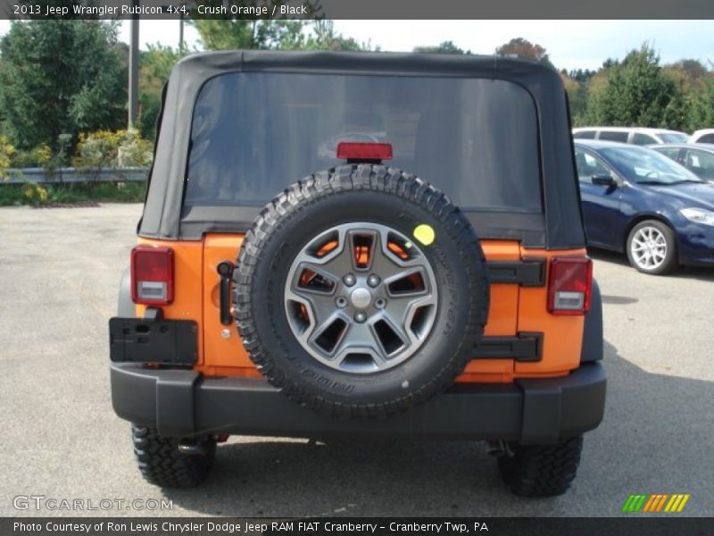 Crush Orange / Black 2013 Jeep Wrangler Rubicon 4x4