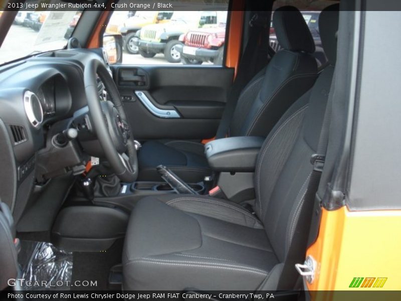  2013 Wrangler Rubicon 4x4 Black Interior