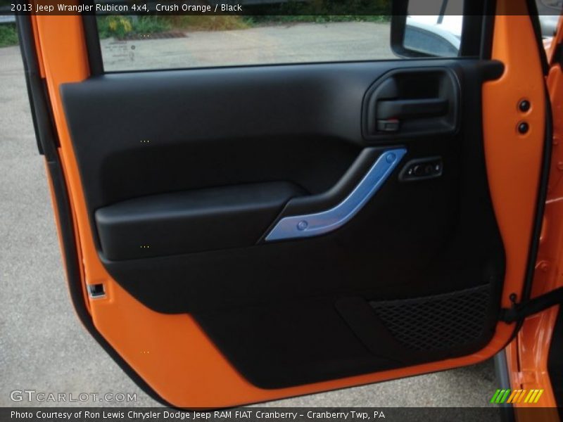 Crush Orange / Black 2013 Jeep Wrangler Rubicon 4x4