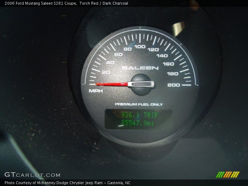  2006 Mustang Saleen S281 Coupe Saleen S281 Coupe Gauges