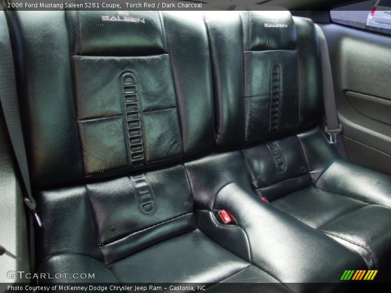 Rear Seat of 2006 Mustang Saleen S281 Coupe