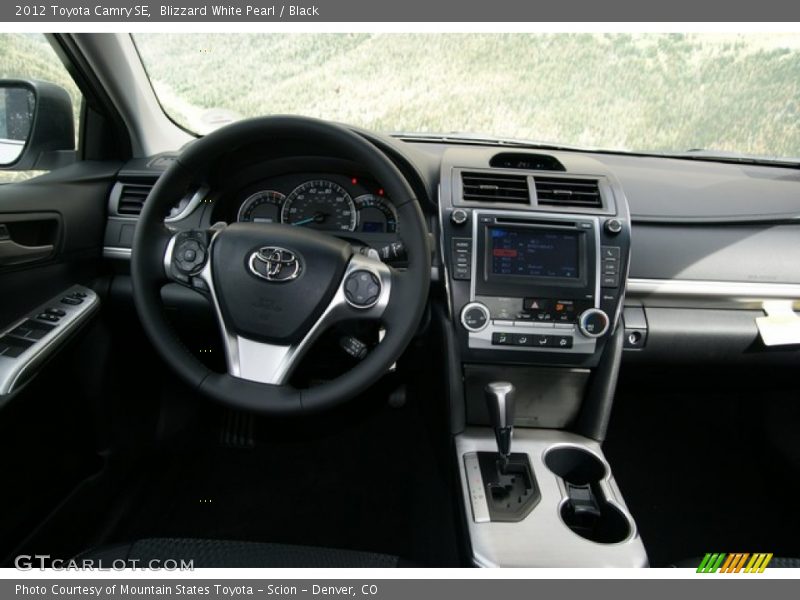Dashboard of 2012 Camry SE