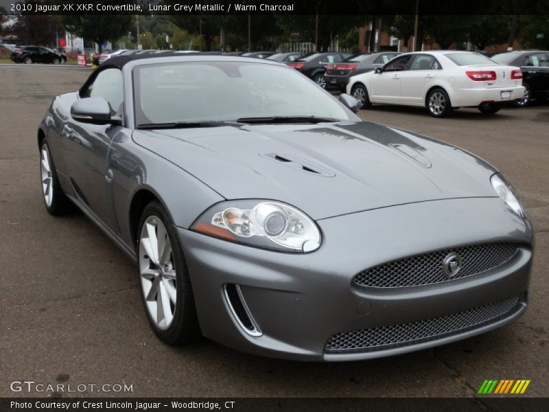 Lunar Grey Metallic / Warm Charcoal 2010 Jaguar XK XKR Convertible