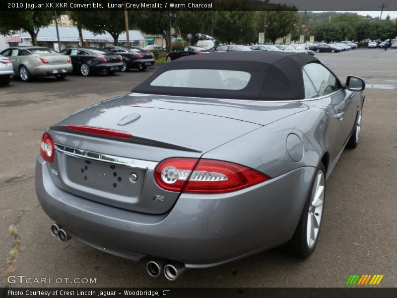 Lunar Grey Metallic / Warm Charcoal 2010 Jaguar XK XKR Convertible