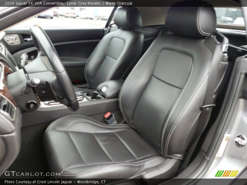 Lunar Grey Metallic / Warm Charcoal 2010 Jaguar XK XKR Convertible