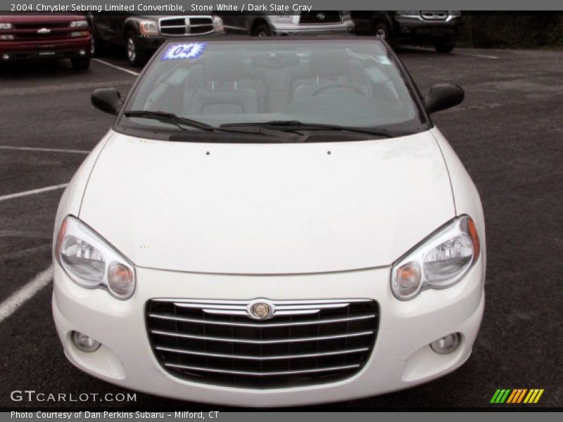Stone White / Dark Slate Gray 2004 Chrysler Sebring Limited Convertible