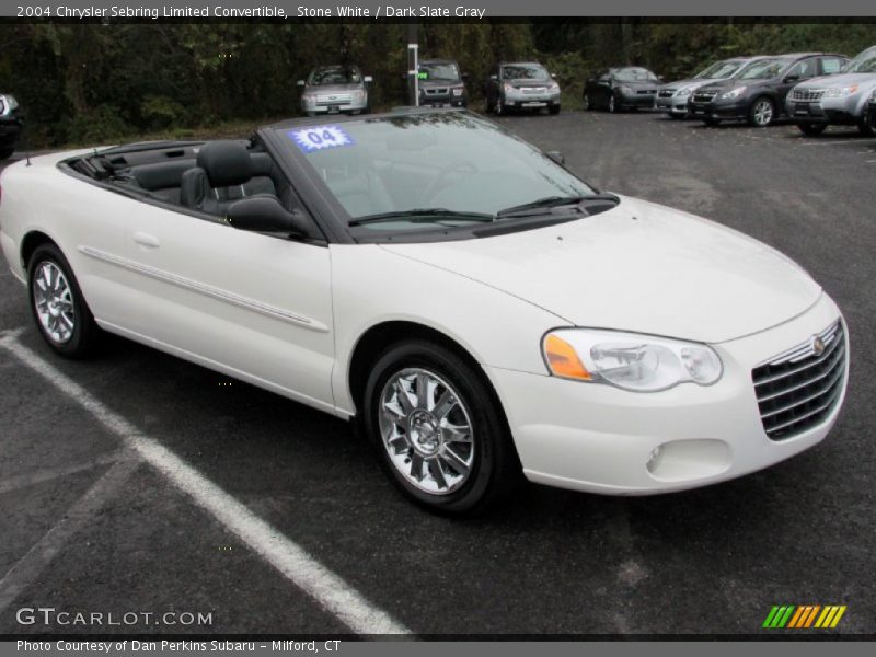 Stone White / Dark Slate Gray 2004 Chrysler Sebring Limited Convertible