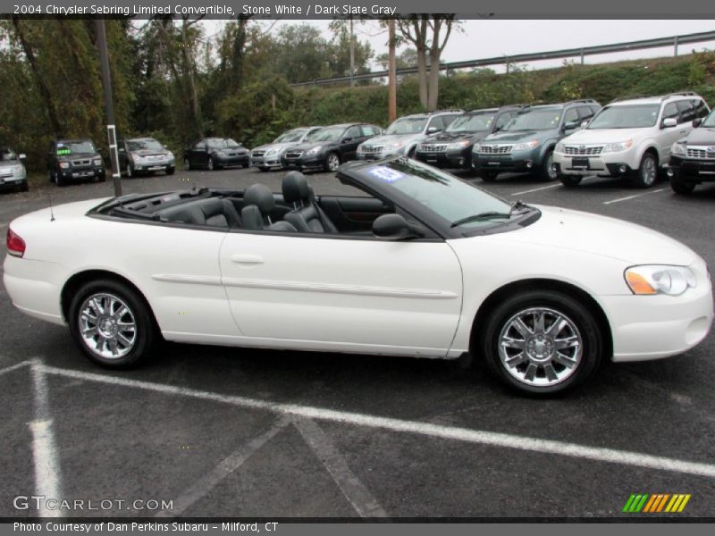 Stone White / Dark Slate Gray 2004 Chrysler Sebring Limited Convertible