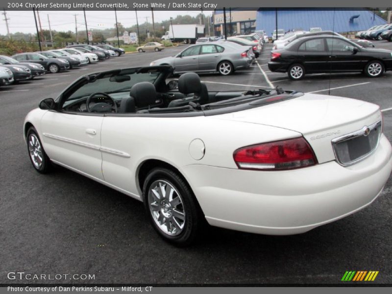 Stone White / Dark Slate Gray 2004 Chrysler Sebring Limited Convertible
