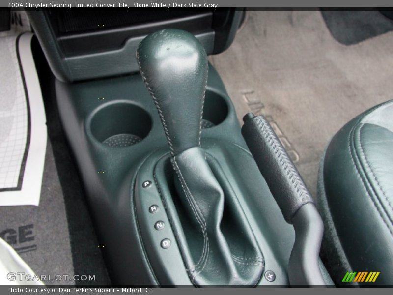 Stone White / Dark Slate Gray 2004 Chrysler Sebring Limited Convertible