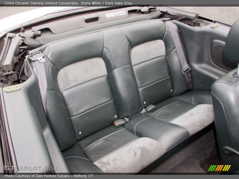 Stone White / Dark Slate Gray 2004 Chrysler Sebring Limited Convertible