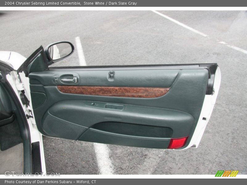 Stone White / Dark Slate Gray 2004 Chrysler Sebring Limited Convertible