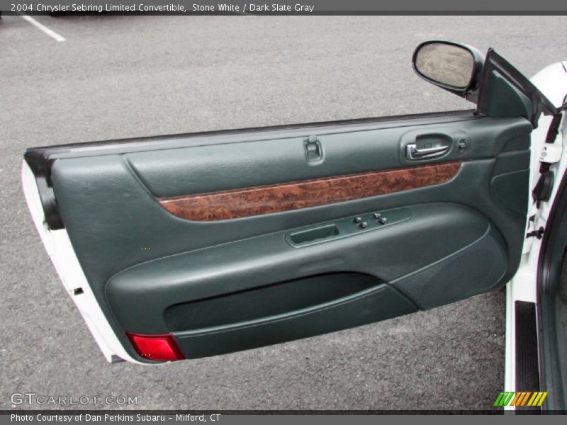 Stone White / Dark Slate Gray 2004 Chrysler Sebring Limited Convertible