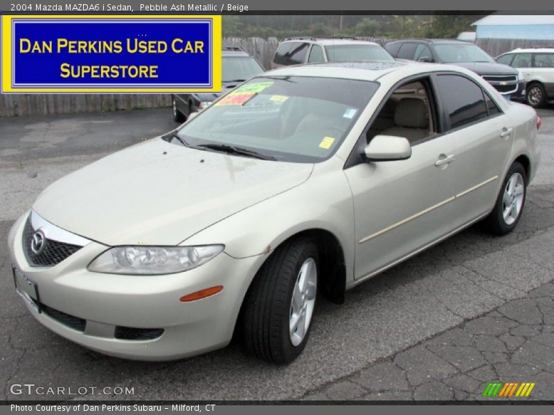 Pebble Ash Metallic / Beige 2004 Mazda MAZDA6 i Sedan