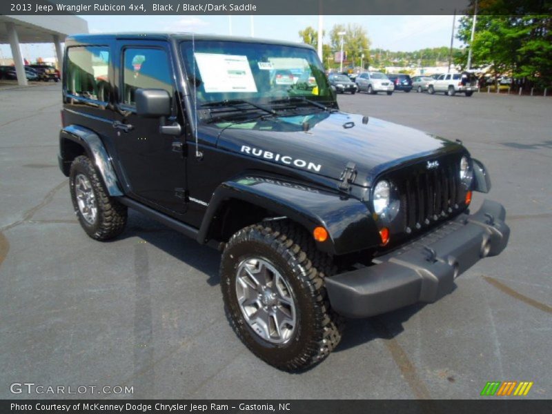 Front 3/4 View of 2013 Wrangler Rubicon 4x4