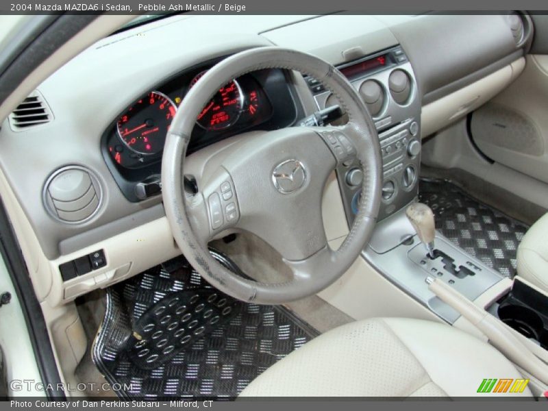 Pebble Ash Metallic / Beige 2004 Mazda MAZDA6 i Sedan