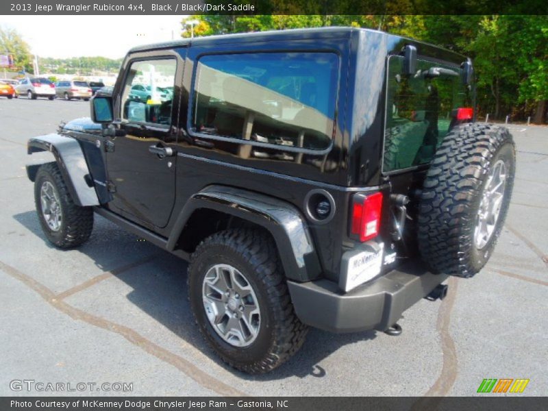 Black / Black/Dark Saddle 2013 Jeep Wrangler Rubicon 4x4