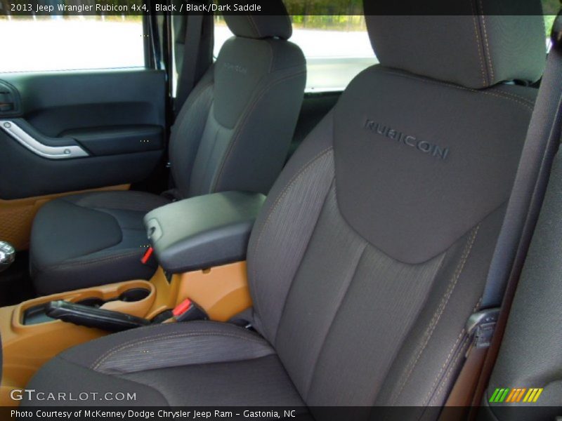  2013 Wrangler Rubicon 4x4 Black/Dark Saddle Interior