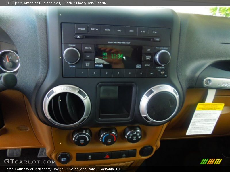 Black / Black/Dark Saddle 2013 Jeep Wrangler Rubicon 4x4