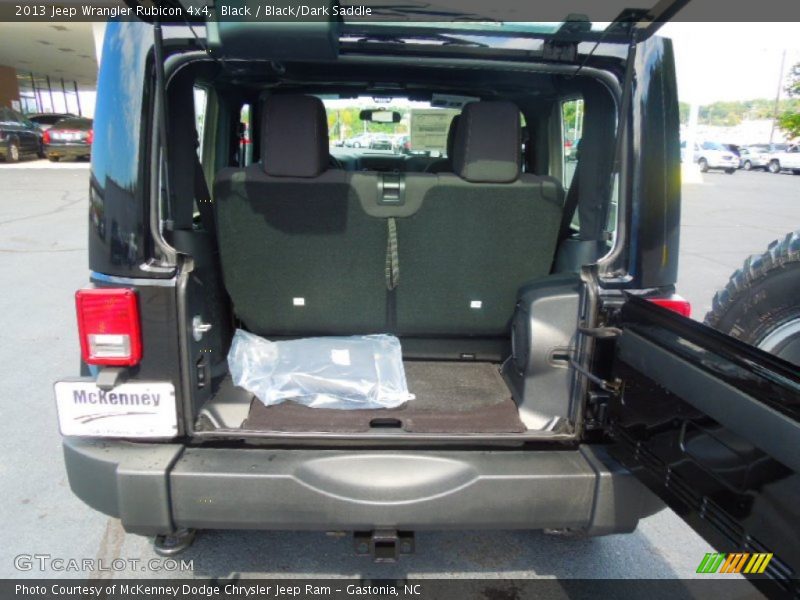 Black / Black/Dark Saddle 2013 Jeep Wrangler Rubicon 4x4