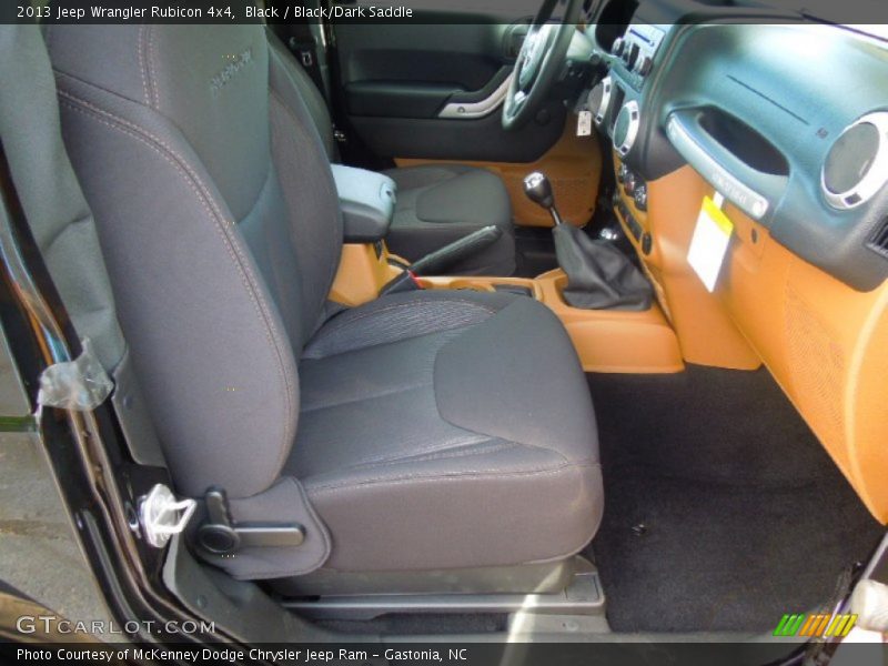 Black / Black/Dark Saddle 2013 Jeep Wrangler Rubicon 4x4