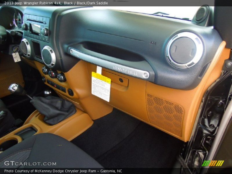 Black / Black/Dark Saddle 2013 Jeep Wrangler Rubicon 4x4