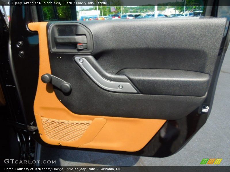 Black / Black/Dark Saddle 2013 Jeep Wrangler Rubicon 4x4