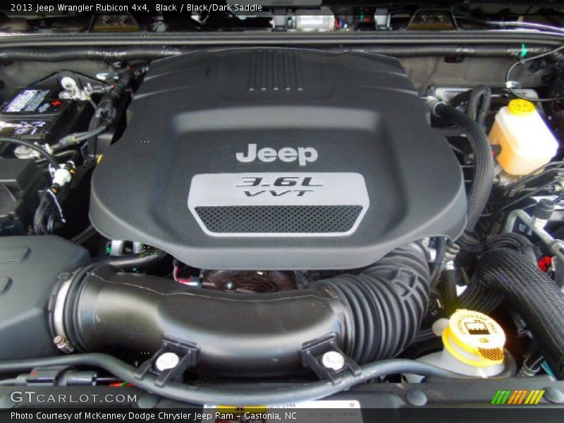 Black / Black/Dark Saddle 2013 Jeep Wrangler Rubicon 4x4