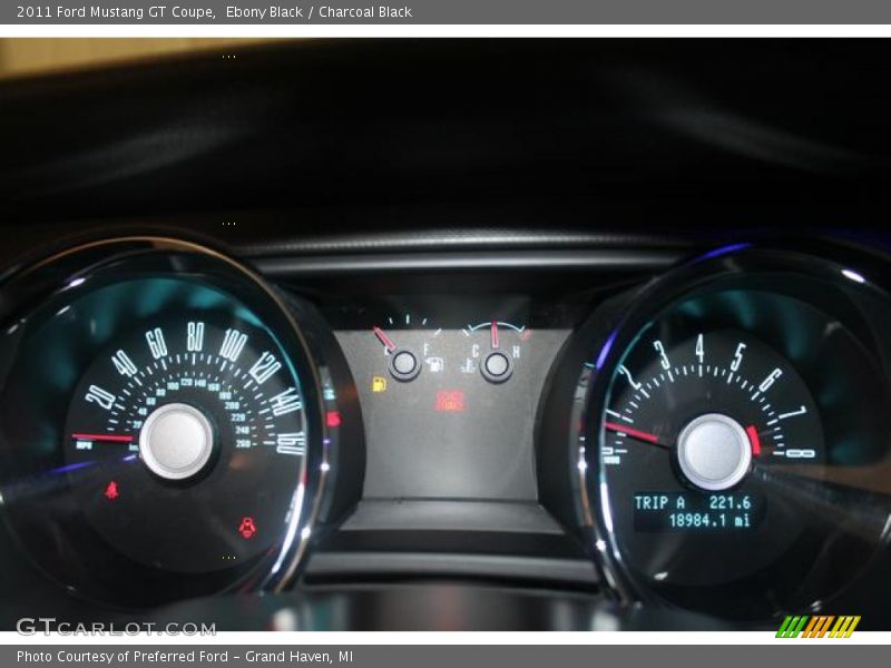 Ebony Black / Charcoal Black 2011 Ford Mustang GT Coupe