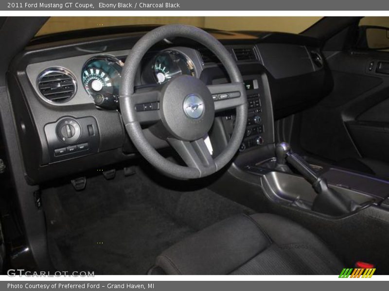 Ebony Black / Charcoal Black 2011 Ford Mustang GT Coupe