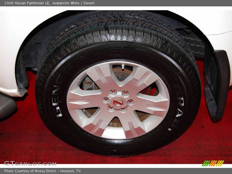 Avalanche White / Desert 2006 Nissan Pathfinder LE