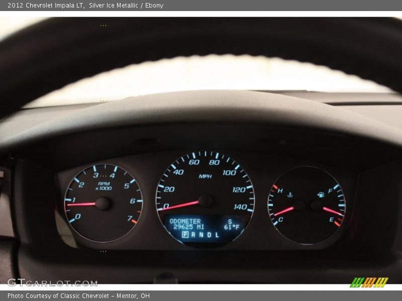 Silver Ice Metallic / Ebony 2012 Chevrolet Impala LT