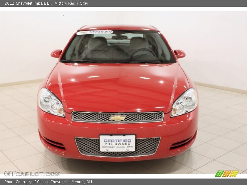 Victory Red / Gray 2012 Chevrolet Impala LT