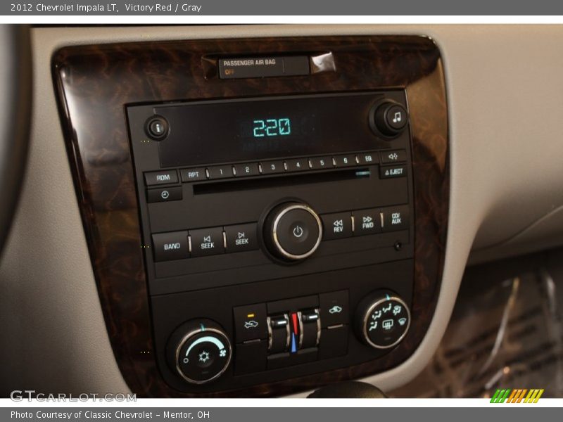 Victory Red / Gray 2012 Chevrolet Impala LT