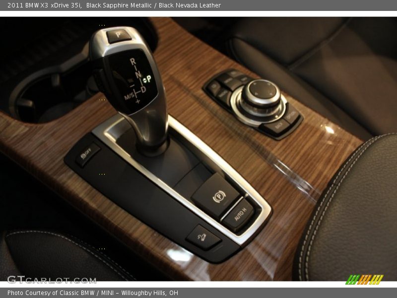 Black Sapphire Metallic / Black Nevada Leather 2011 BMW X3 xDrive 35i