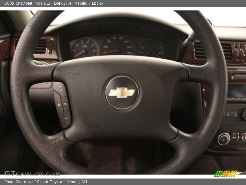 Dark Silver Metallic / Ebony 2009 Chevrolet Impala LS