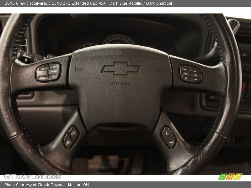 Dark Blue Metallic / Dark Charcoal 2006 Chevrolet Silverado 1500 Z71 Extended Cab 4x4