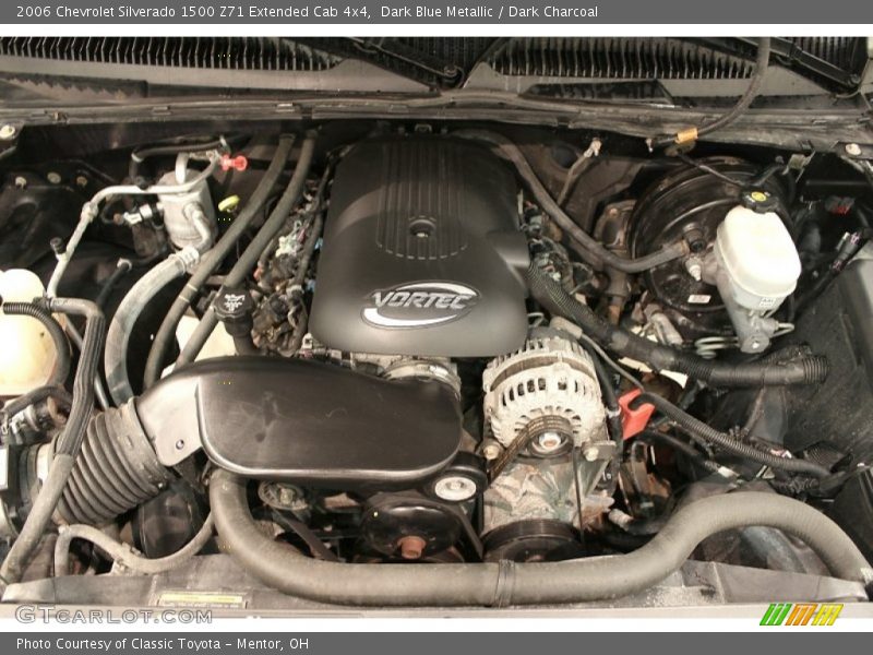 Dark Blue Metallic / Dark Charcoal 2006 Chevrolet Silverado 1500 Z71 Extended Cab 4x4