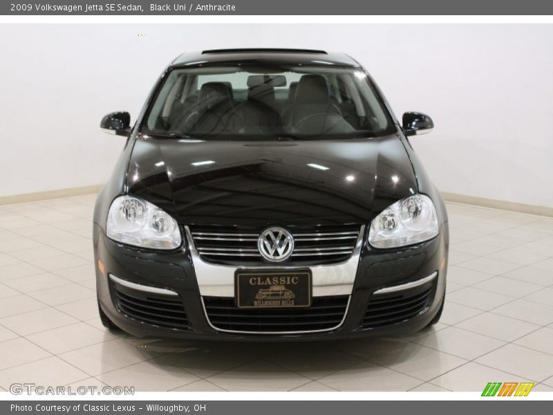 Black Uni / Anthracite 2009 Volkswagen Jetta SE Sedan