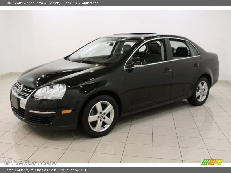 Black Uni / Anthracite 2009 Volkswagen Jetta SE Sedan