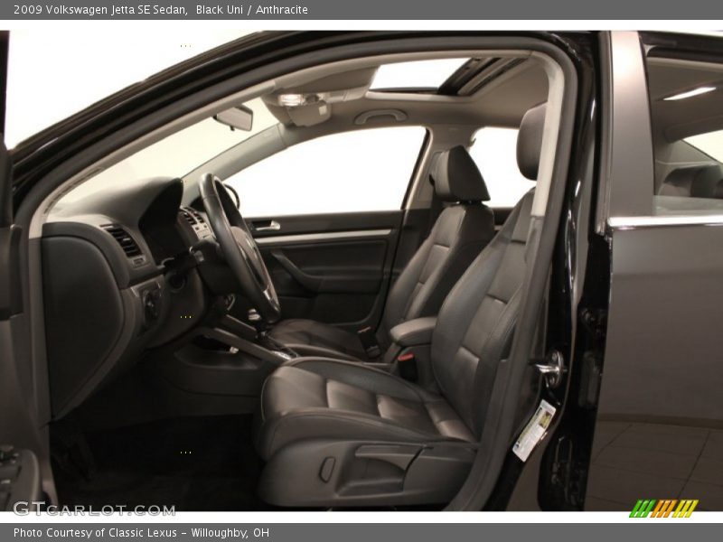 Black Uni / Anthracite 2009 Volkswagen Jetta SE Sedan