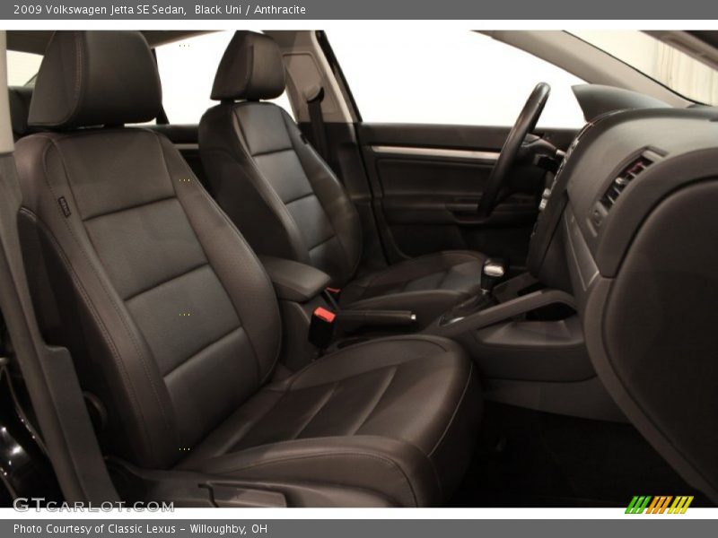 Black Uni / Anthracite 2009 Volkswagen Jetta SE Sedan