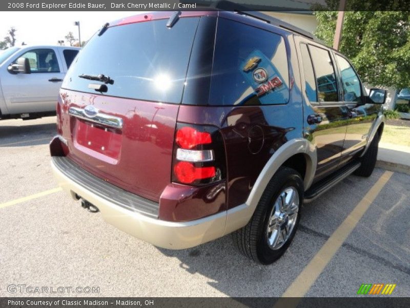 Dark Cherry Metallic / Camel 2008 Ford Explorer Eddie Bauer