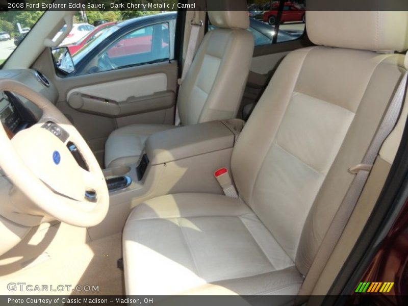 Dark Cherry Metallic / Camel 2008 Ford Explorer Eddie Bauer