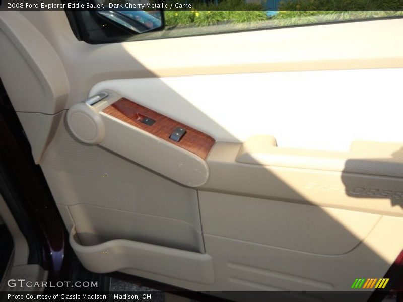 Dark Cherry Metallic / Camel 2008 Ford Explorer Eddie Bauer