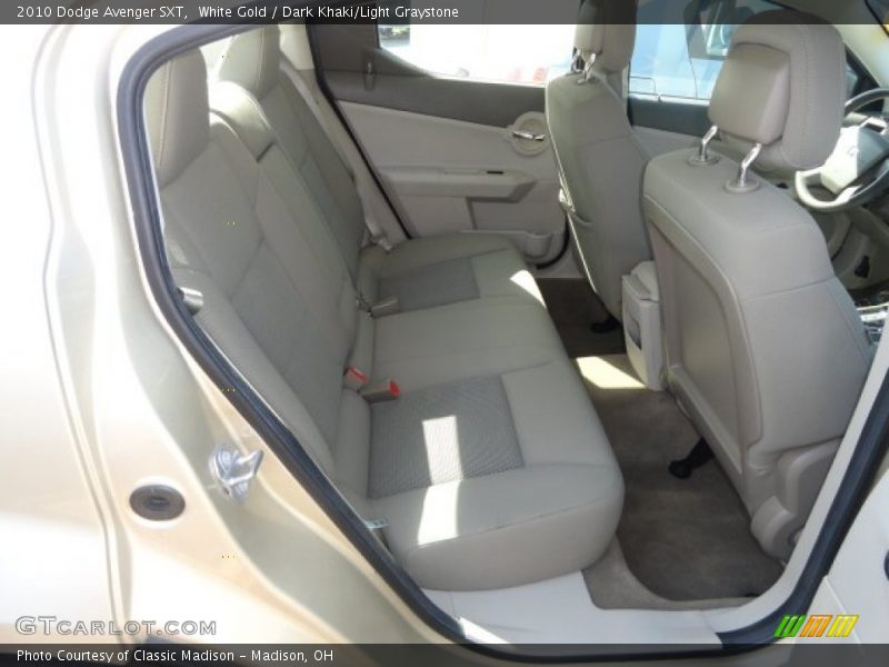 White Gold / Dark Khaki/Light Graystone 2010 Dodge Avenger SXT