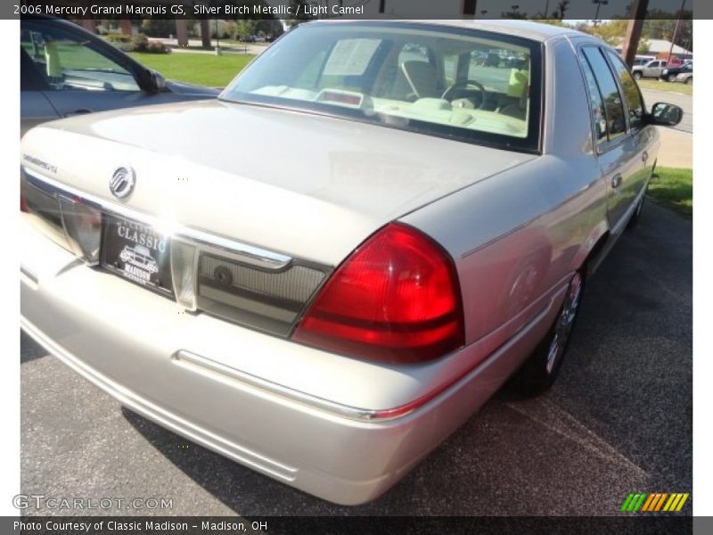 Silver Birch Metallic / Light Camel 2006 Mercury Grand Marquis GS