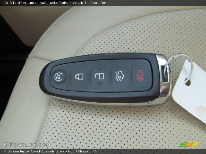 Keys of 2013 Flex Limited AWD