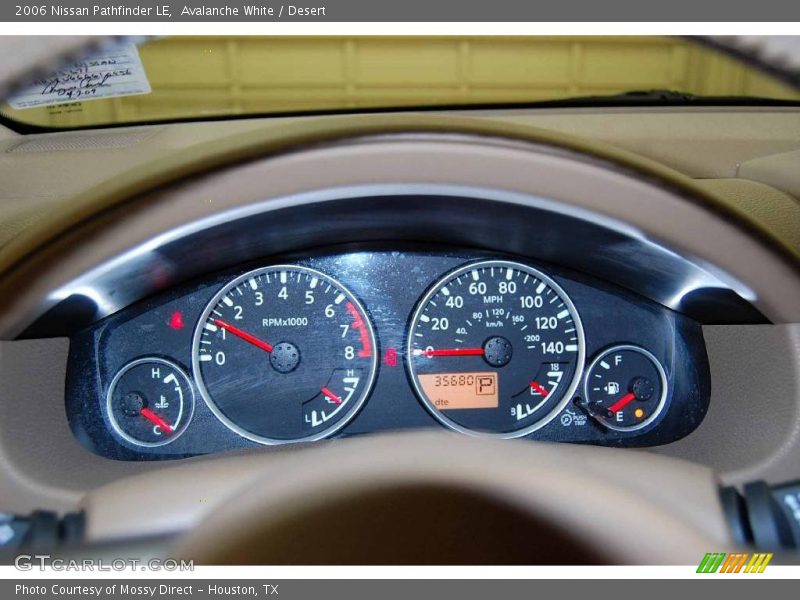Avalanche White / Desert 2006 Nissan Pathfinder LE